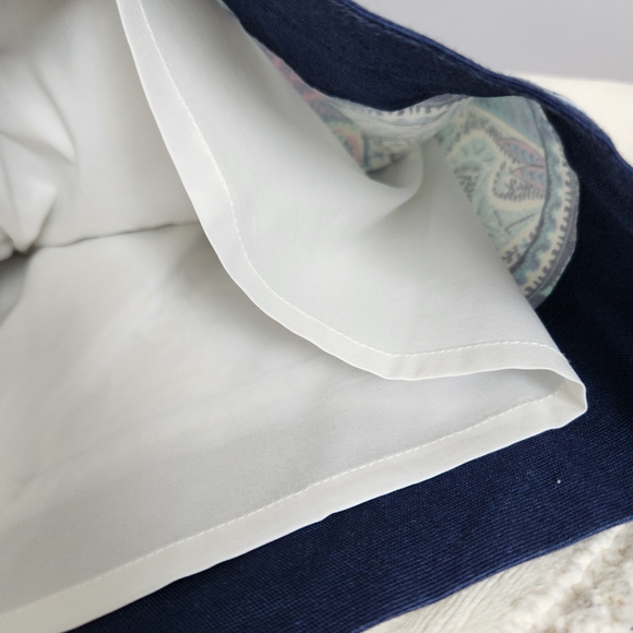 Talbots Pink And Blue Mykonos Paisley A-Line Skirt - 6p - Picture 8 of 8